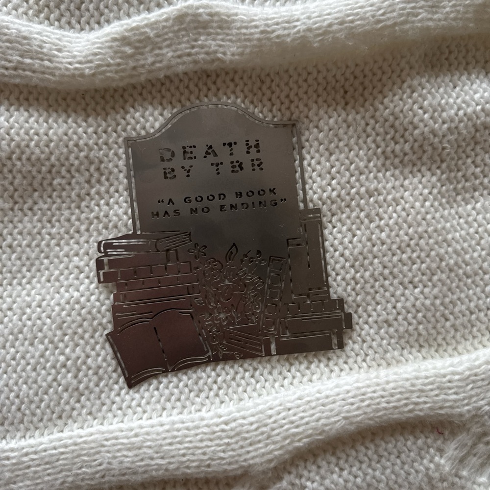 Death by tbr bookmark